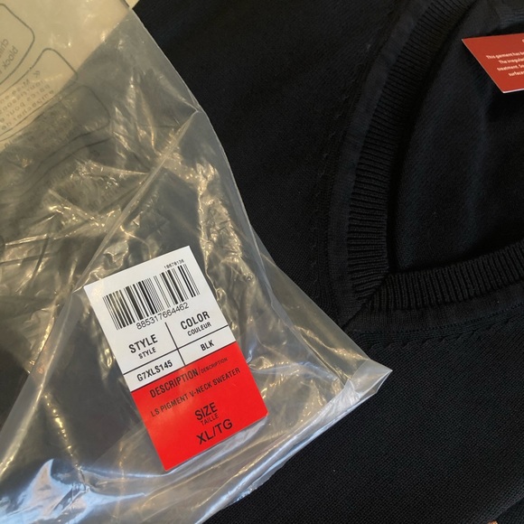 GREG NORMAN NWT v-neck sweater men’s XL/Tall - Picture 5 of 8